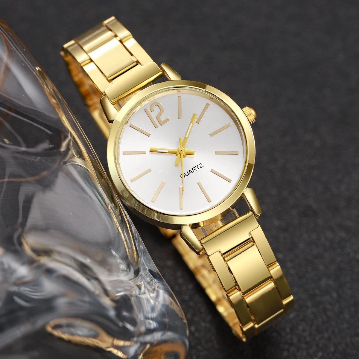 1/2/3PCS Fashion Women Watches Simple Dial Analog Quartz Watch for Women Reloj Mujer Girls Clock Gift(Without Box)
