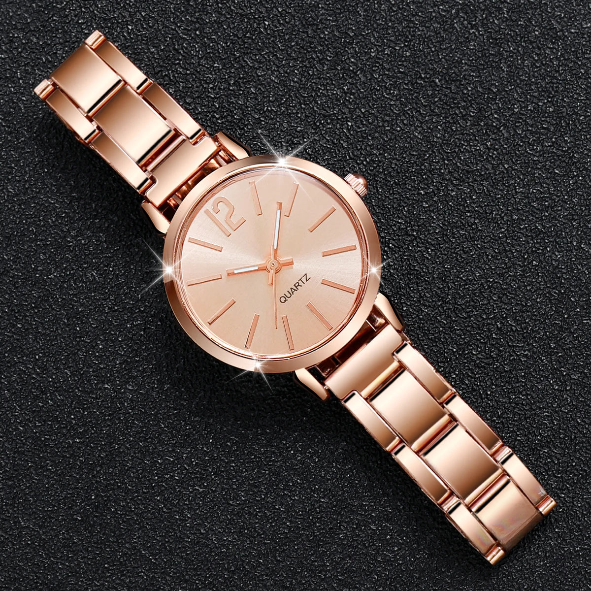1/2/3PCS Fashion Women Watches Simple Dial Analog Quartz Watch for Women Reloj Mujer Girls Clock Gift(Without Box)