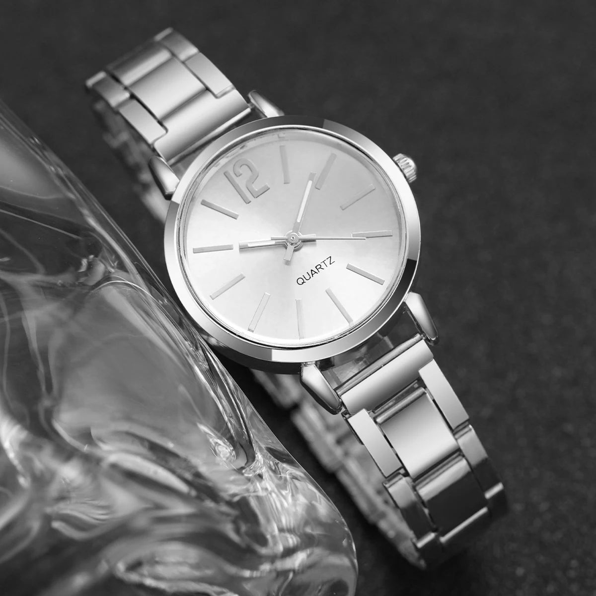 1/2/3PCS Fashion Women Watches Simple Dial Analog Quartz Watch for Women Reloj Mujer Girls Clock Gift(Without Box)