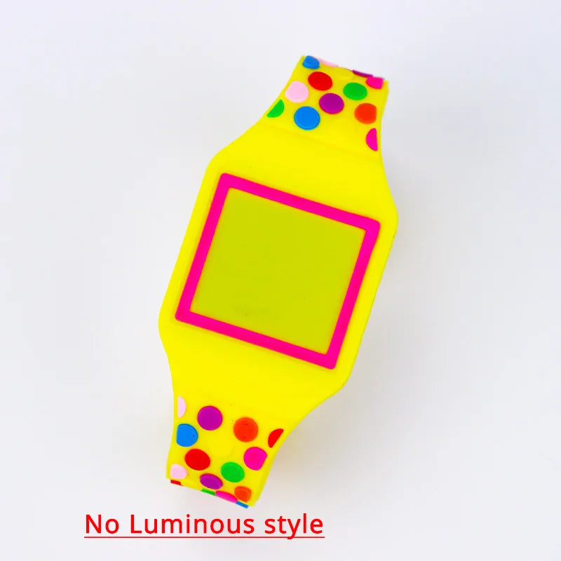 New Luminous Unicorn Child Watches For Girl Ocean World LED Watch Kids Student Electronic Watch Clock Reloj Infantil