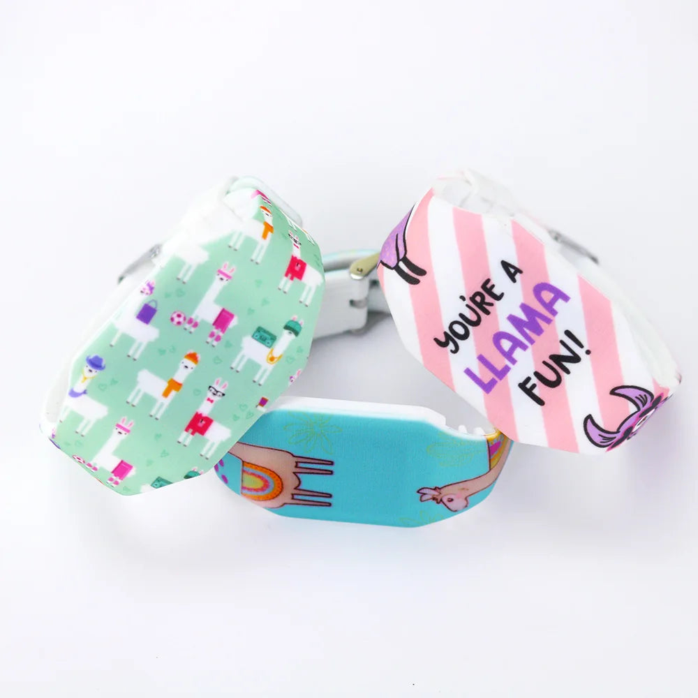 New Luminous Unicorn Child Watches For Girl Ocean World LED Watch Kids Student Electronic Watch Clock Reloj Infantil