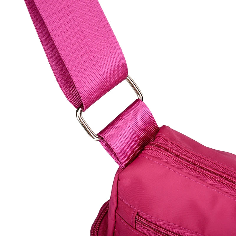 Yogodlns Oxford Waterproof Shoulder Bag Women Casual Crossbody Bag Multifunction Shopping Handbag Large Capacity Messenger Bag