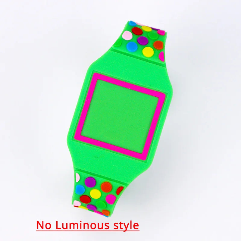 New Luminous Unicorn Child Watches For Girl Ocean World LED Watch Kids Student Electronic Watch Clock Reloj Infantil