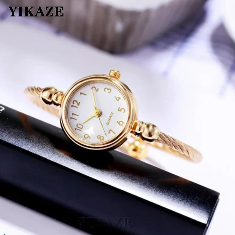 Fashion Luxury Women's Watch Gold Fine Strap Ladies Watch For Bracelet Montre Femme Female Wrist Watch Women Clock Relojes