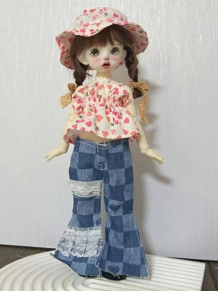 30cm Doll Clothes Accessories Casual Sweater Set 1/6 BJD Doll Outfit Set Girl Toy Gift