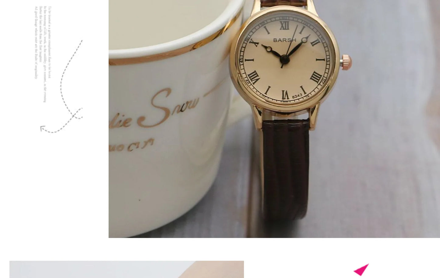 Fashion Student Watch Belt Watch Small Plate Light and Thin Student Exam Watch Women's Retro Quartz Wristwatch Relógio Feminino