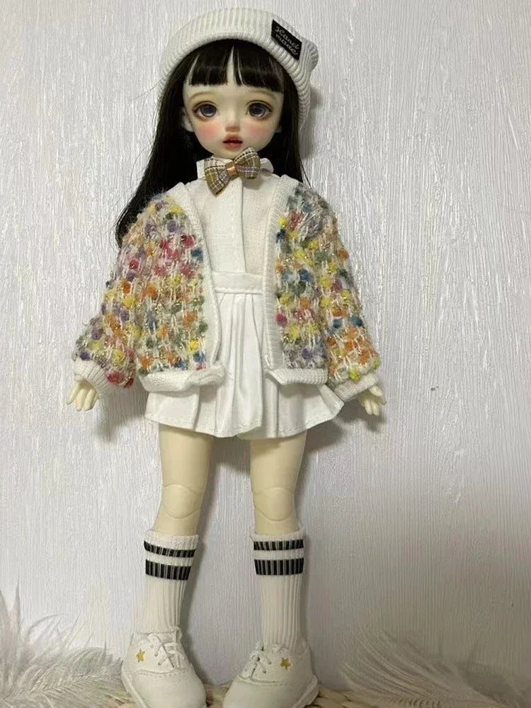 30cm Doll Clothes Accessories Casual Sweater Set 1/6 BJD Doll Outfit Set Girl Toy Gift