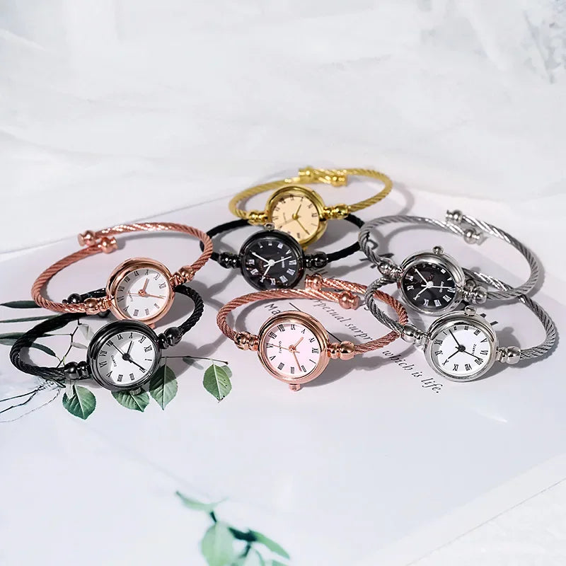 Fashion Luxury Women's Watch Gold Fine Strap Ladies Watch For Bracelet Montre Femme Female Wrist Watch Women Clock Relojes