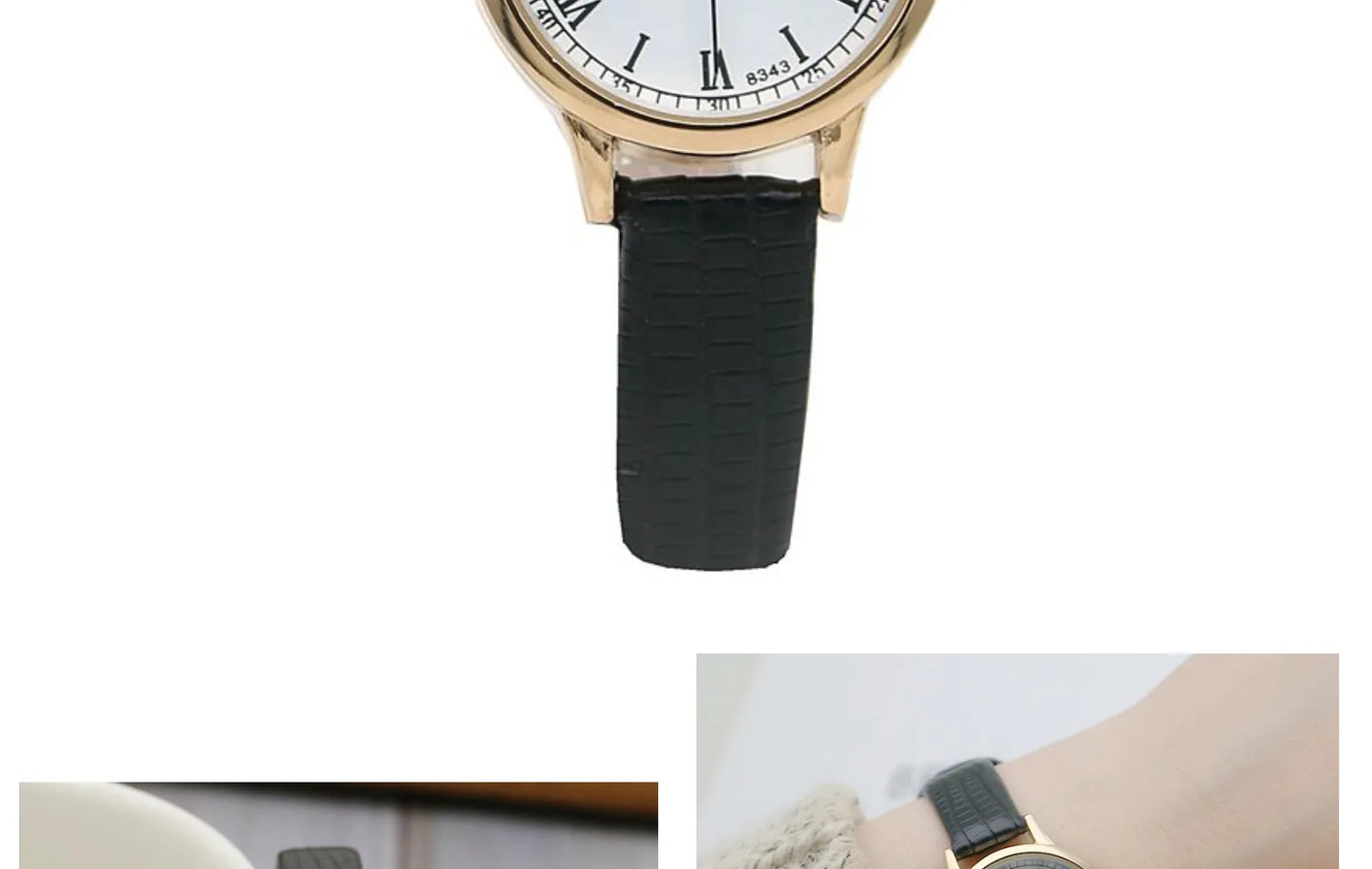 Fashion Student Watch Belt Watch Small Plate Light and Thin Student Exam Watch Women's Retro Quartz Wristwatch Relógio Feminino