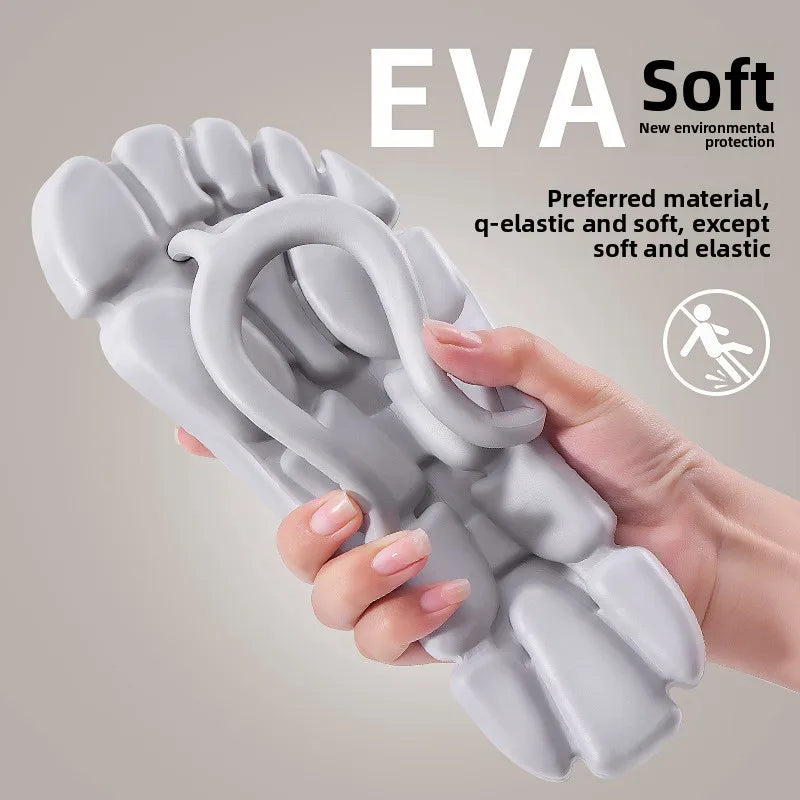 Beach Slides For Women Mens Beach Slippers Arch-Support Quick-Dry Foldable Slides For Business Trip Travel Garden Yoga Shower