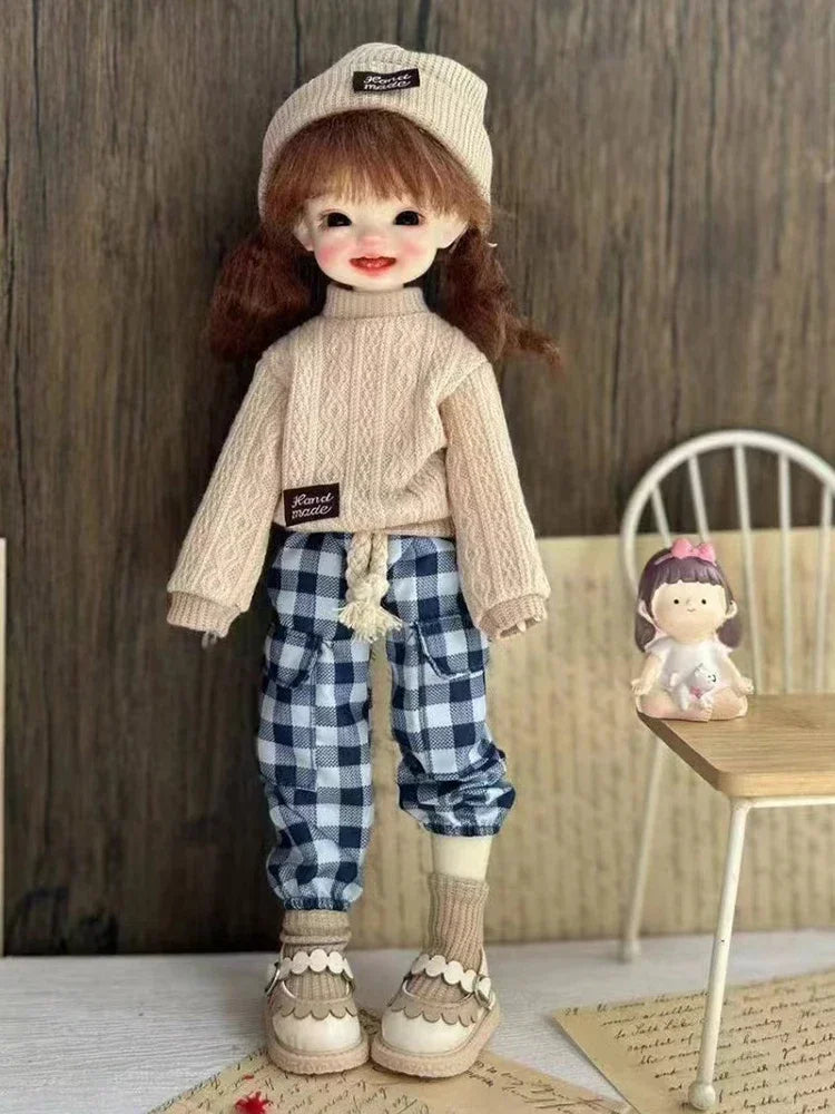 30cm Doll Clothes Accessories Casual Sweater Set 1/6 BJD Doll Outfit Set Girl Toy Gift
