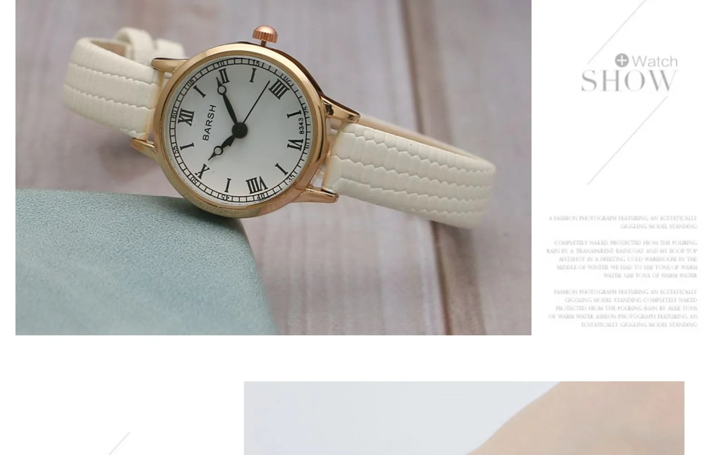 Fashion Student Watch Belt Watch Small Plate Light and Thin Student Exam Watch Women's Retro Quartz Wristwatch Relógio Feminino