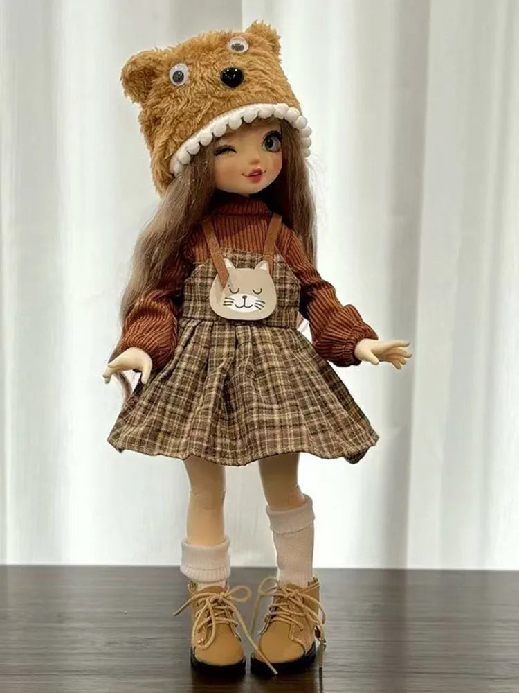 30cm Doll Clothes Accessories Casual Sweater Set 1/6 BJD Doll Outfit Set Girl Toy Gift