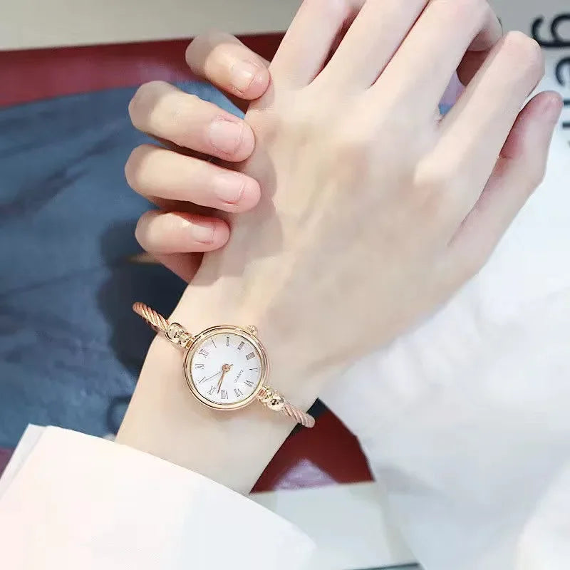Fashion Luxury Women's Watch Gold Fine Strap Ladies Watch For Bracelet Montre Femme Female Wrist Watch Women Clock Relojes