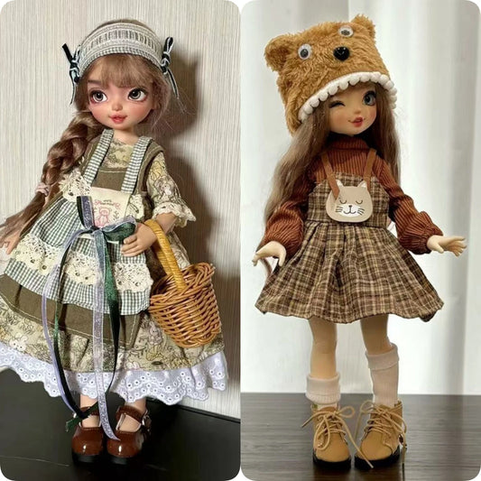 30cm Doll Clothes Accessories Casual Sweater Set 1/6 BJD Doll Outfit Set Girl Toy Gift