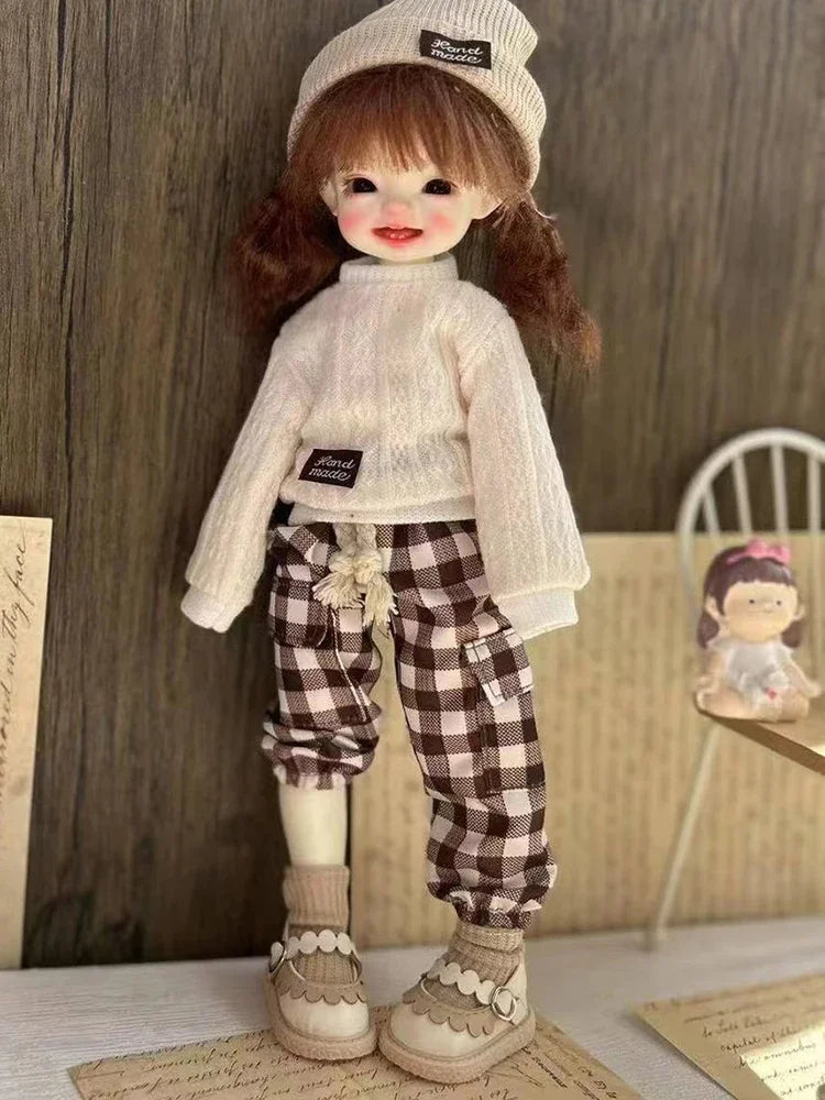 30cm Doll Clothes Accessories Casual Sweater Set 1/6 BJD Doll Outfit Set Girl Toy Gift