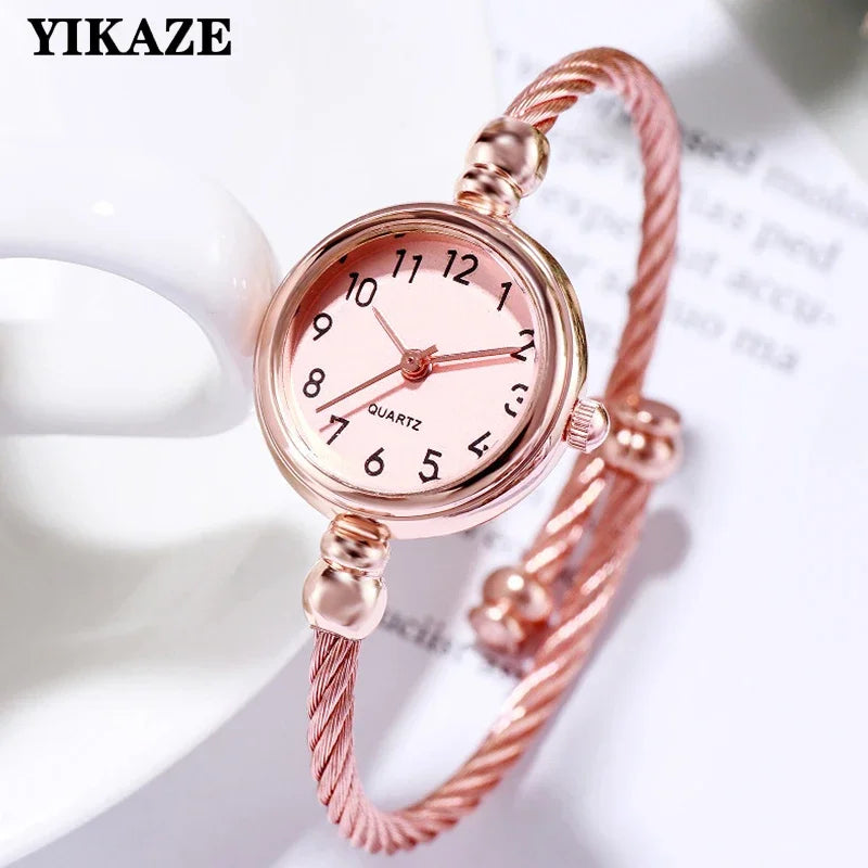 Fashion Luxury Women's Watch Gold Fine Strap Ladies Watch For Bracelet Montre Femme Female Wrist Watch Women Clock Relojes