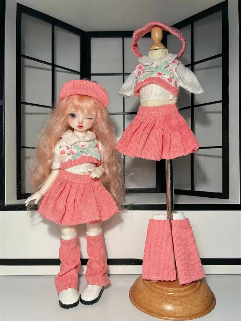 30cm Doll Clothes Accessories Casual Sweater Set 1/6 BJD Doll Outfit Set Girl Toy Gift