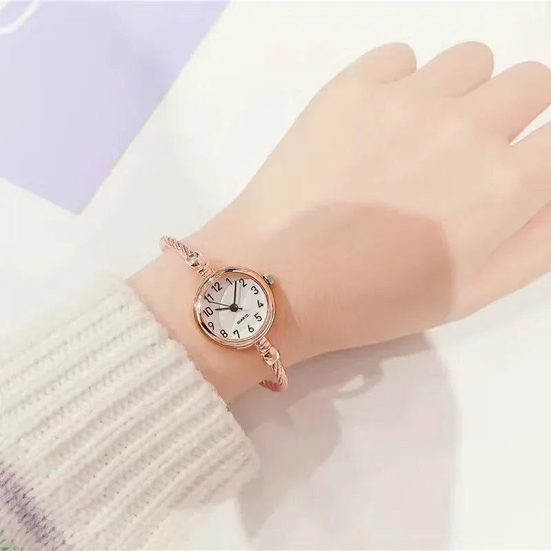 Fashion Luxury Women's Watch Gold Fine Strap Ladies Watch For Bracelet Montre Femme Female Wrist Watch Women Clock Relojes