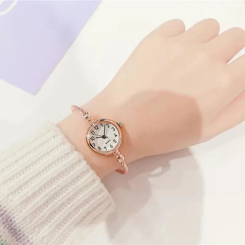 Fashion Luxury Women's Watch Gold Fine Strap Ladies Watch For Bracelet Montre Femme Female Wrist Watch Women Clock Relojes