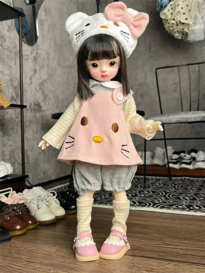 30cm Doll Clothes Accessories Casual Sweater Set 1/6 BJD Doll Outfit Set Girl Toy Gift