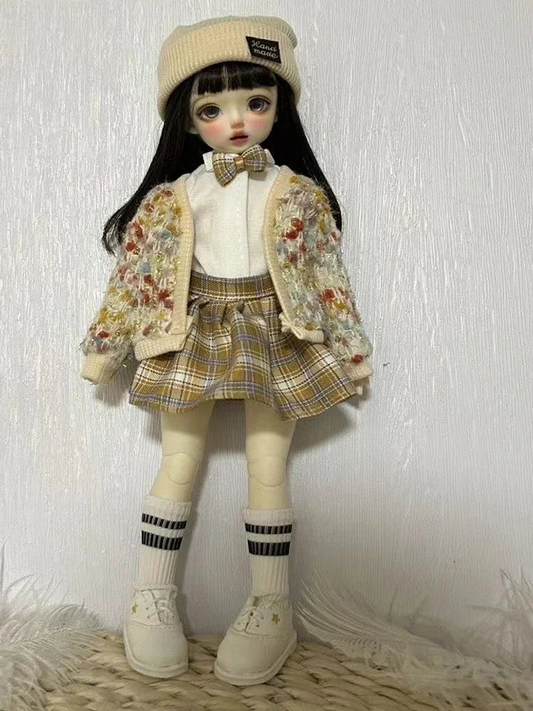 30cm Doll Clothes Accessories Casual Sweater Set 1/6 BJD Doll Outfit Set Girl Toy Gift
