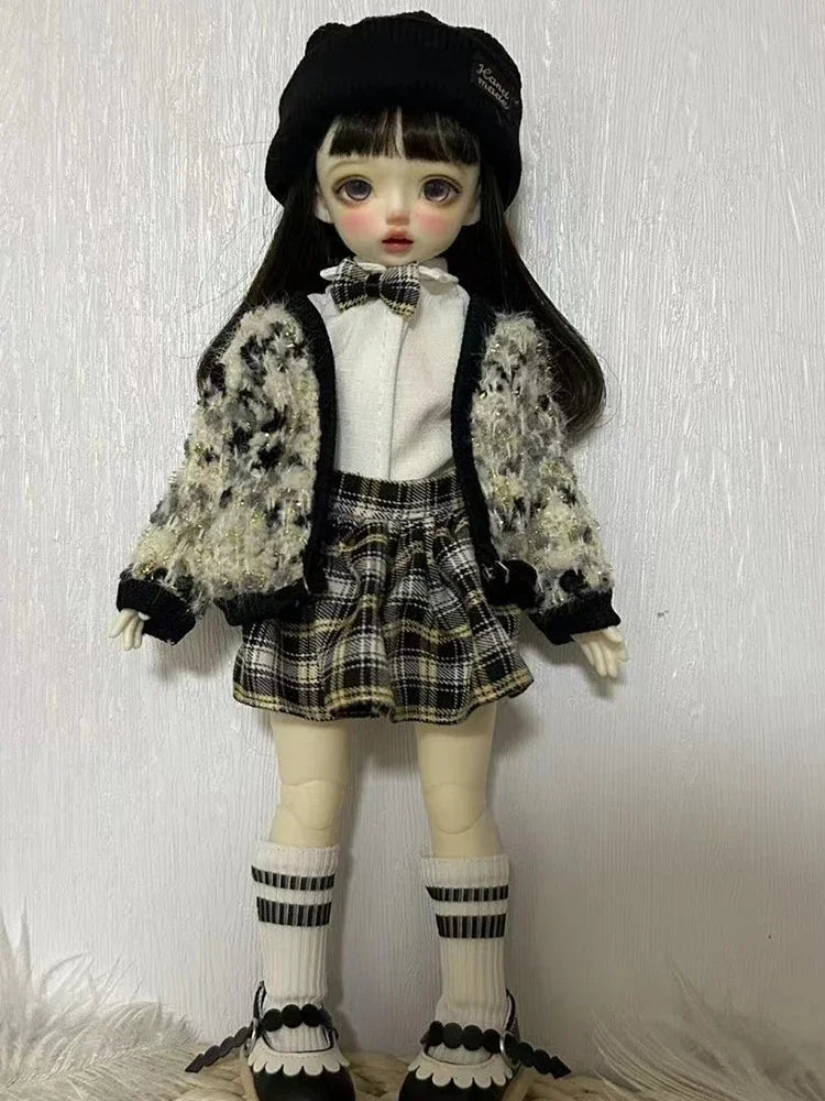 30cm Doll Clothes Accessories Casual Sweater Set 1/6 BJD Doll Outfit Set Girl Toy Gift