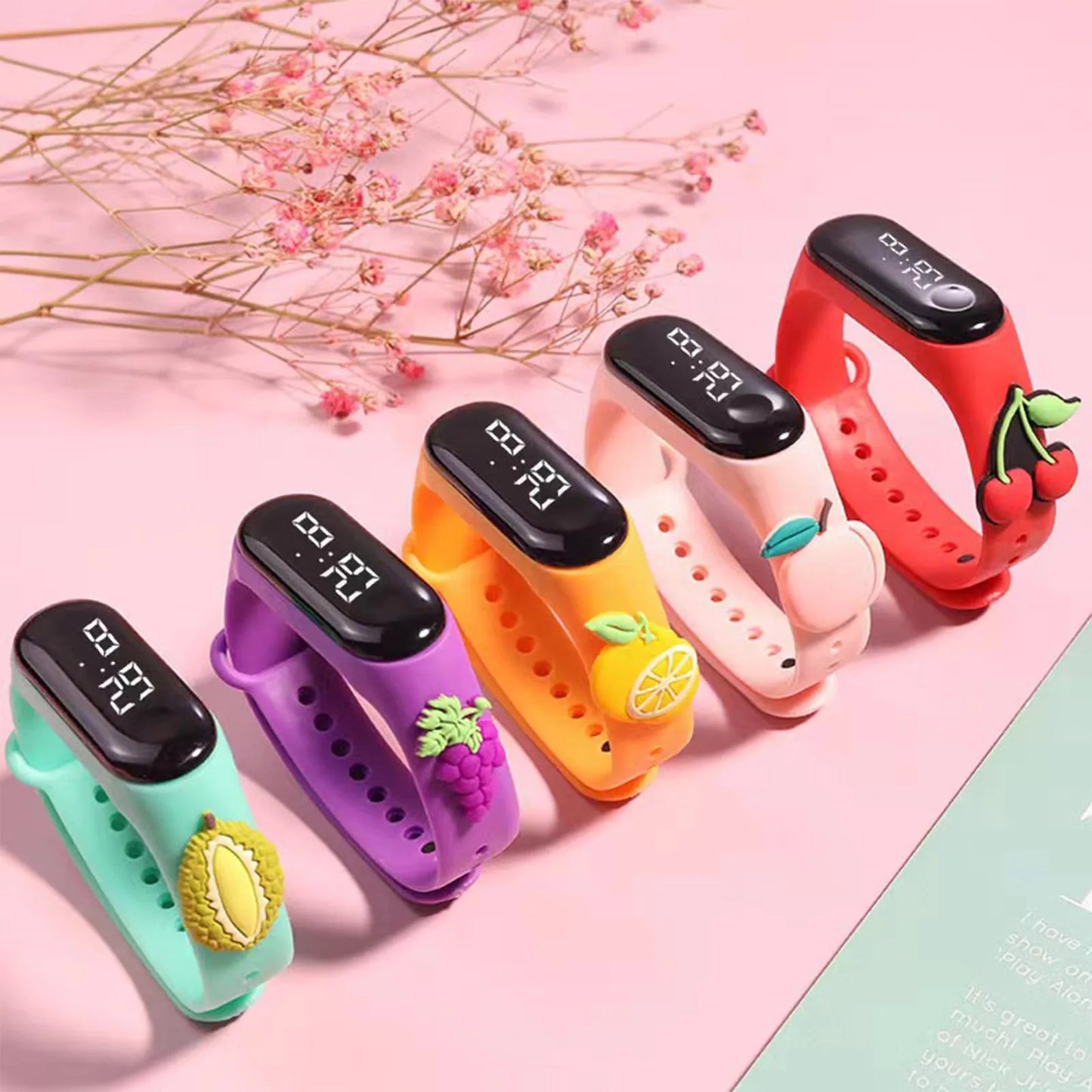 Kids Watches Cute Cartoon Waterproof Silicone Children Toddler Wrist Watch Children's Sport Watch Birthday Gift for Little Child
