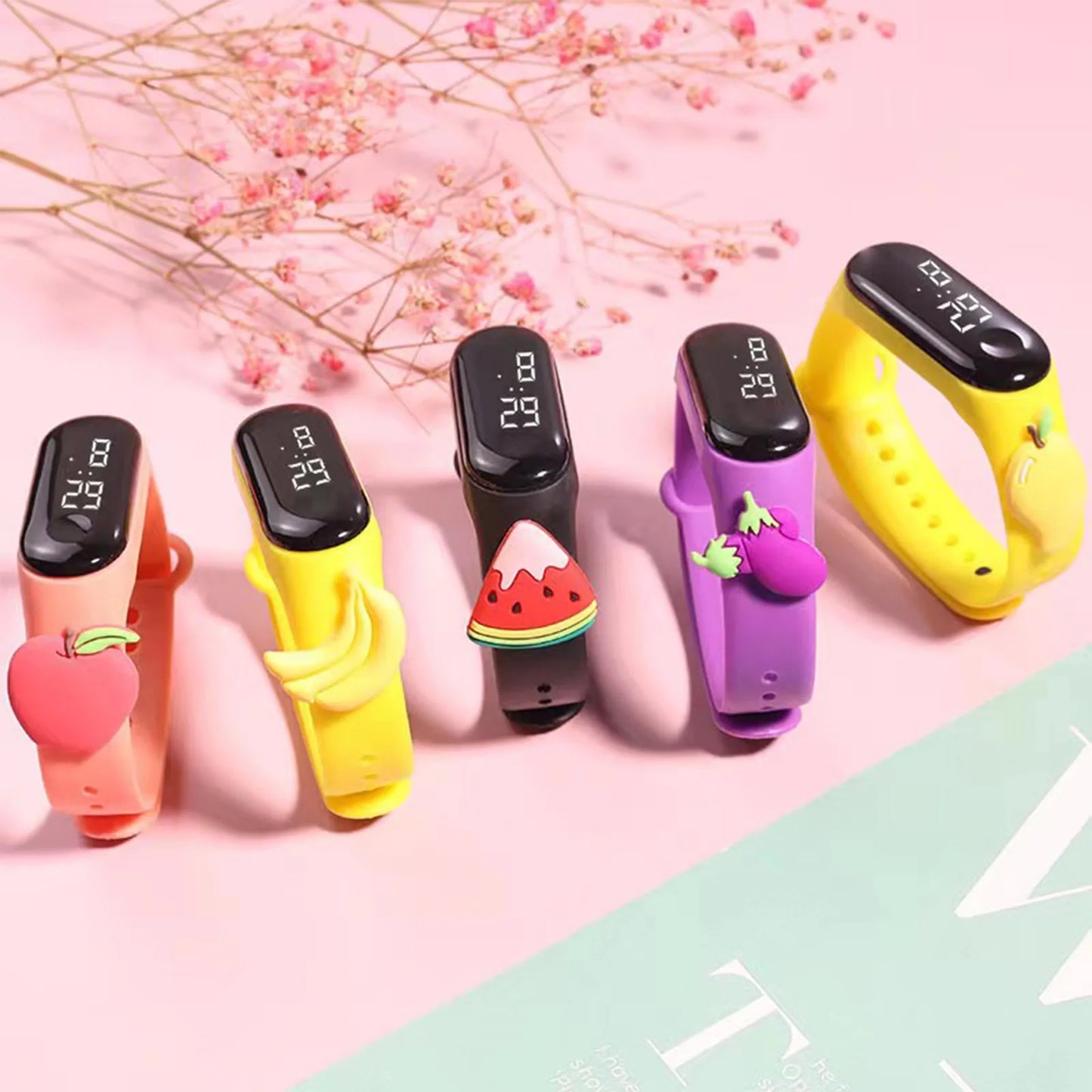 Kids Watches Cute Cartoon Waterproof Silicone Children Toddler Wrist Watch Children's Sport Watch Birthday Gift for Little Child