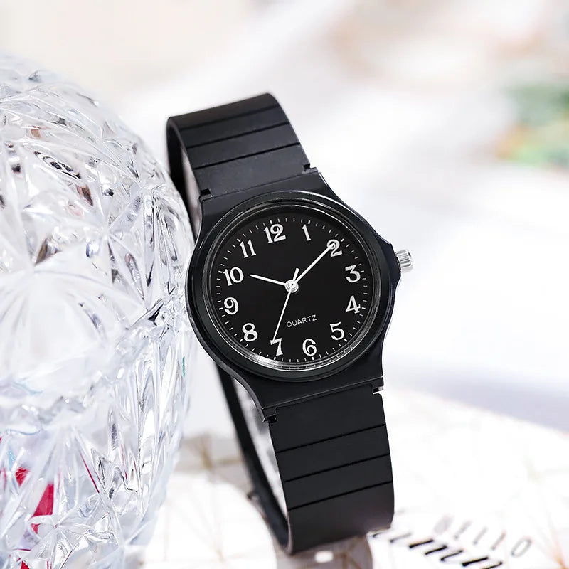Fashion primary and secondary school student watch pointer children's watch small dial quartz watch