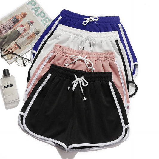 Wide Leg Shorts Sleeping Pants Casual Loose Sports Shorts 2024 Summer Basic Elastic Waist Drawstring Yoga Pants Running Pants