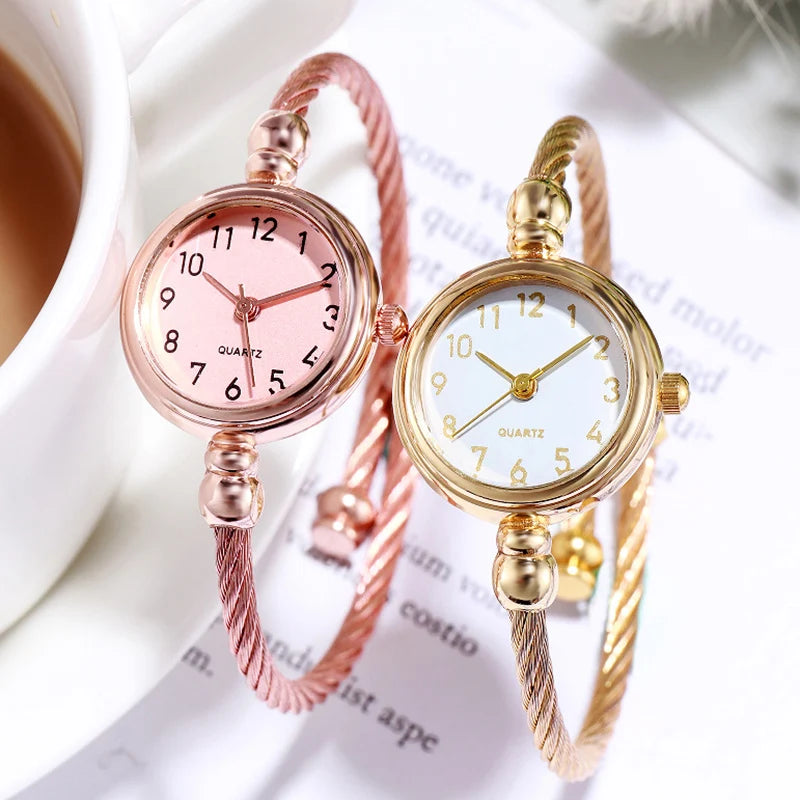 Fashion Luxury Women's Watch Gold Fine Strap Ladies Watch For Bracelet Montre Femme Female Wrist Watch Women Clock Relojes