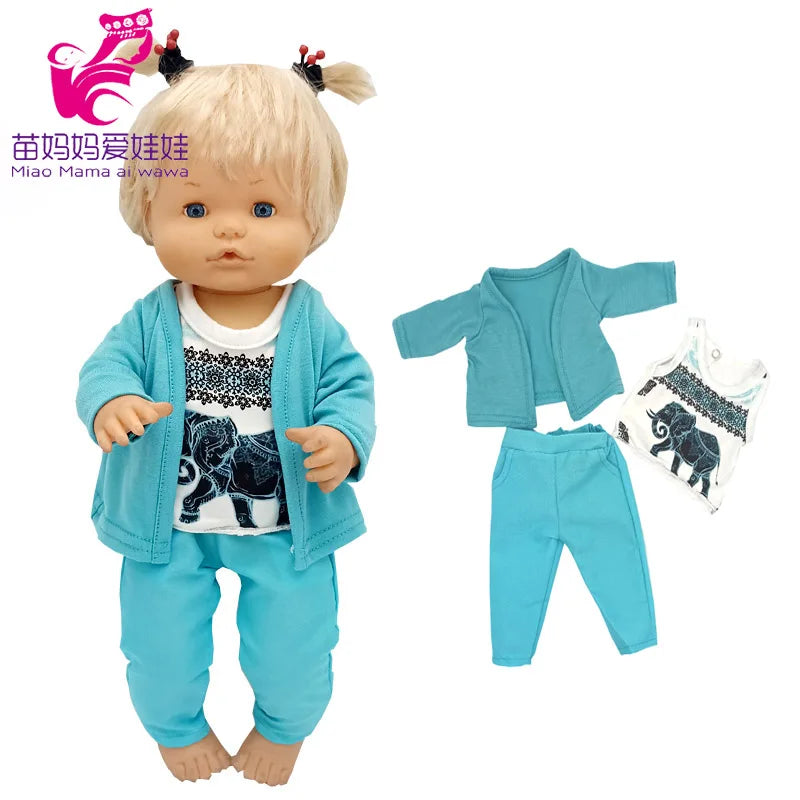 38 Cm Baby Doll Clothes for Nenuco Ropa Y Su Hermanita Dolls Clothes Accessory