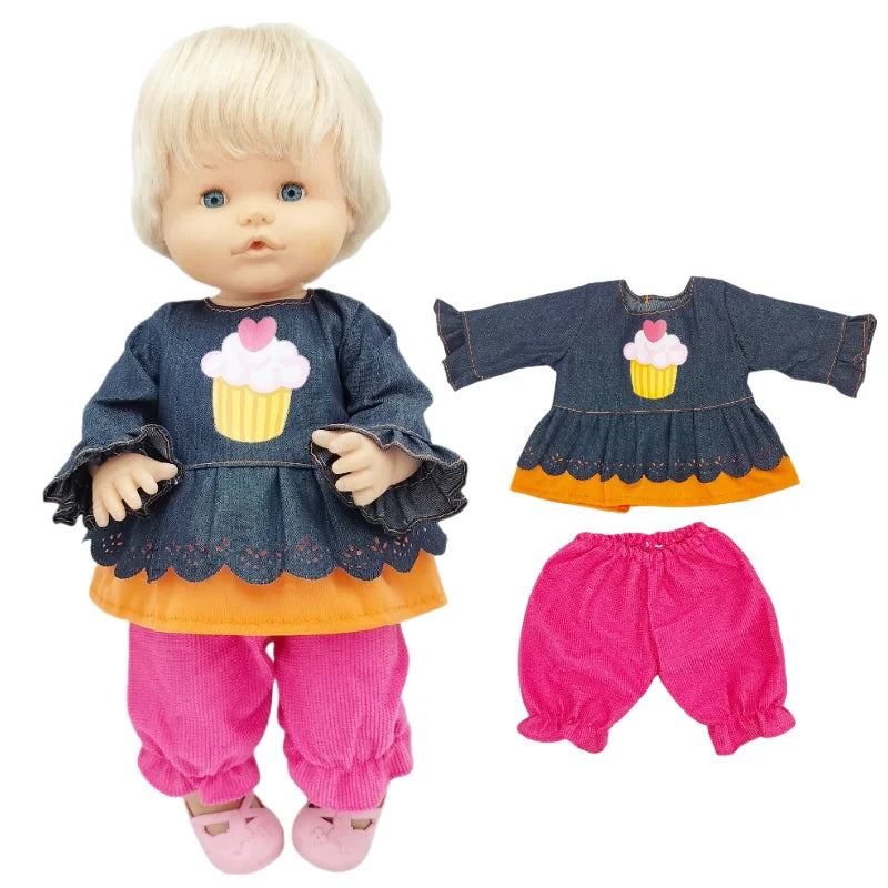 38 Cm Baby Doll Clothes for Nenuco Ropa Y Su Hermanita Dolls Clothes Accessory